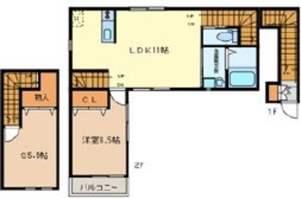 ハピネスクレインIIの物件間取画像